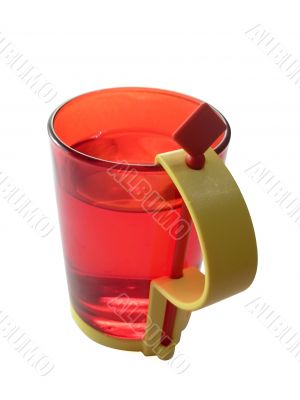 red goblet with water