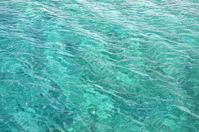 turquoise water