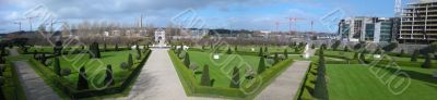 Dublin`s museum of modern art gardens