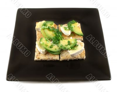 Camembert And Avocado Bites