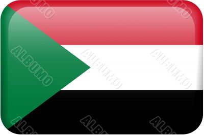 Sudan Flag Button