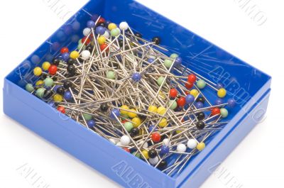 sewing pin in box