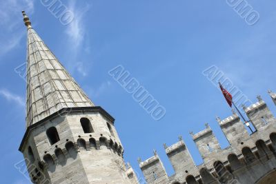 Part of Topkapi palace. Istabul. Turkey