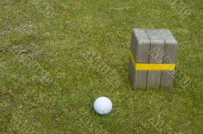 golf ball at new game