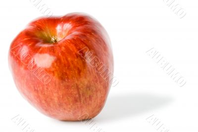 one red apple