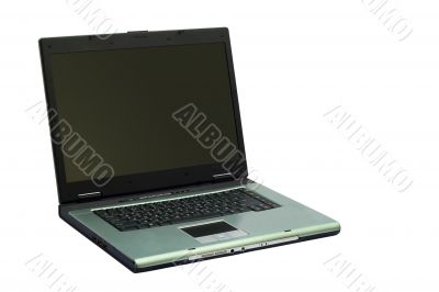 isolated laptop