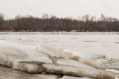 River Ice Berg