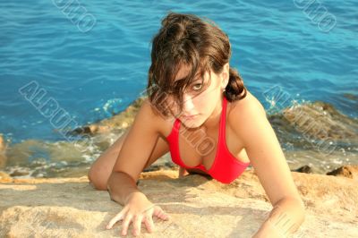 Girl on the beach