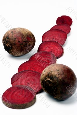 Beet isolated in white background