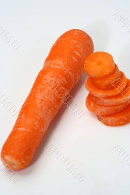 Group of Carrot isolated White Background