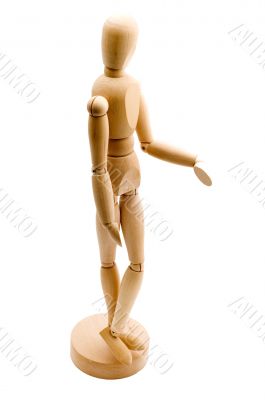 dummy on white