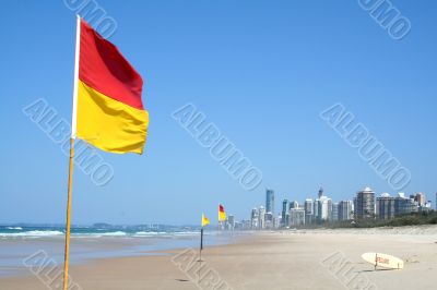 Swimming Safety Flags Gold Coast