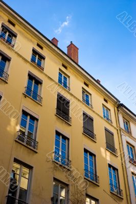 Blue sky in windows