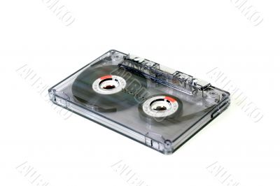 transparent audiocassette