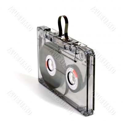 transparent audiocassette