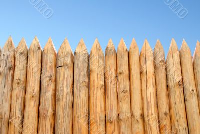 Wooden paling