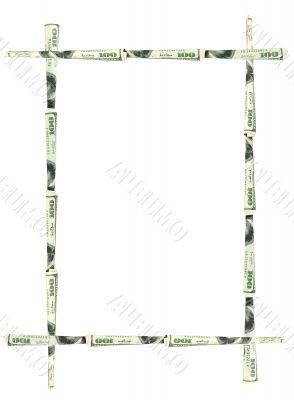 abstract dollars frame