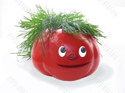 Cheerful tomato