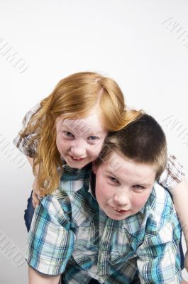 happy sibling