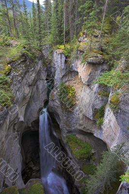 Roaring falls.