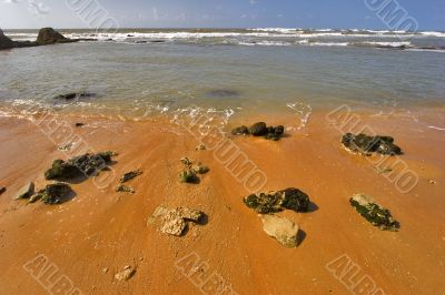 Small stones on a beach