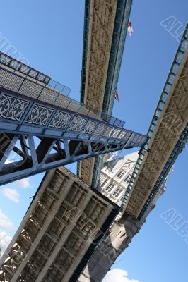 Tower Bridge is open.