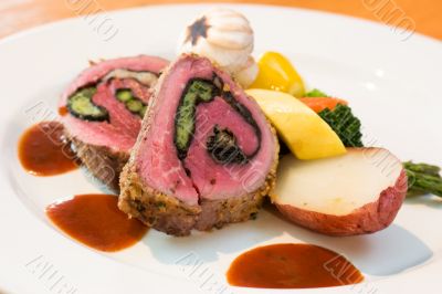 Stuffed Beef Steaks