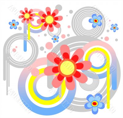 light  floral pattern