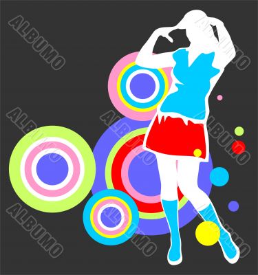 white female silhouette