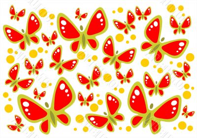 butterflies background