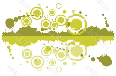 green abstract pattern
