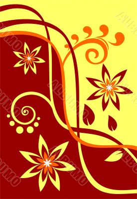 abstract floral pattern