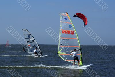 Kite and windsurfing