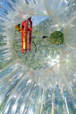 Inside plastic ball