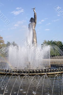 Komsomol and fountain