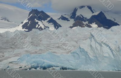 Trekking on the Perito Moreno glacier, Argentina.