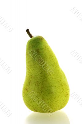 ripe fresh single pear