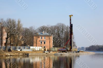 Construction of quay