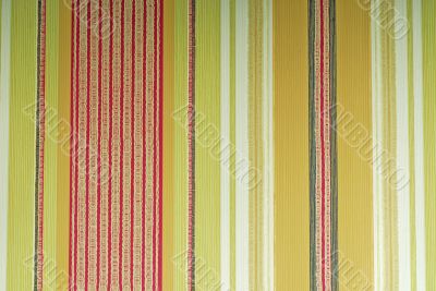 Green wallpaper with vertical lines