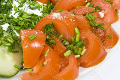 Fresh vegetable salad