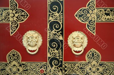 Chinese door decoration