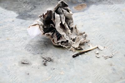 Burnt Paper