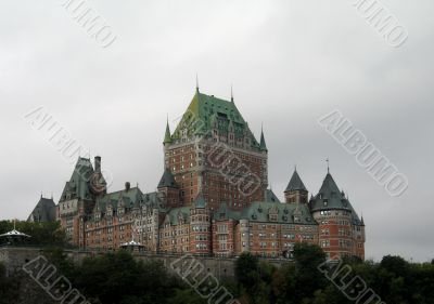 chateau frontenac in quebec, canada