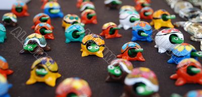 Carved Tortoise Toys