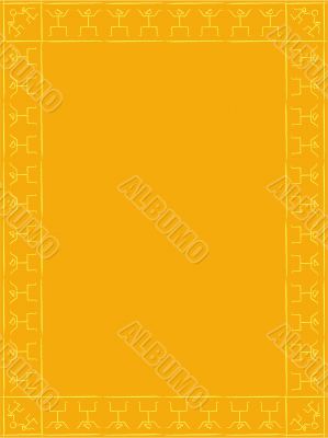 Frame in Egyptian style