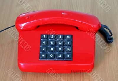Old style red phone