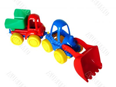 Toy Truck and Tractor right-side view