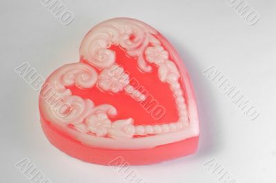 Pink soap