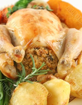 Roast Chicken And Vegetables