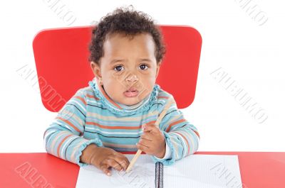 adorable baby student